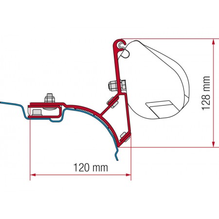 KIT ZA MONTAŽO F35 VW T5 433403