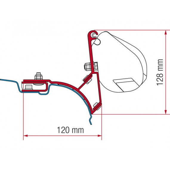 KIT ZA MONTAŽO F35 VW T5 433403