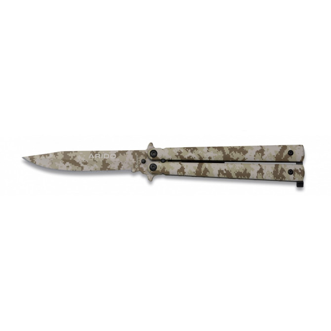 NOŽ BUTTERFLY ALBAINOX CAMO 10cm 36224