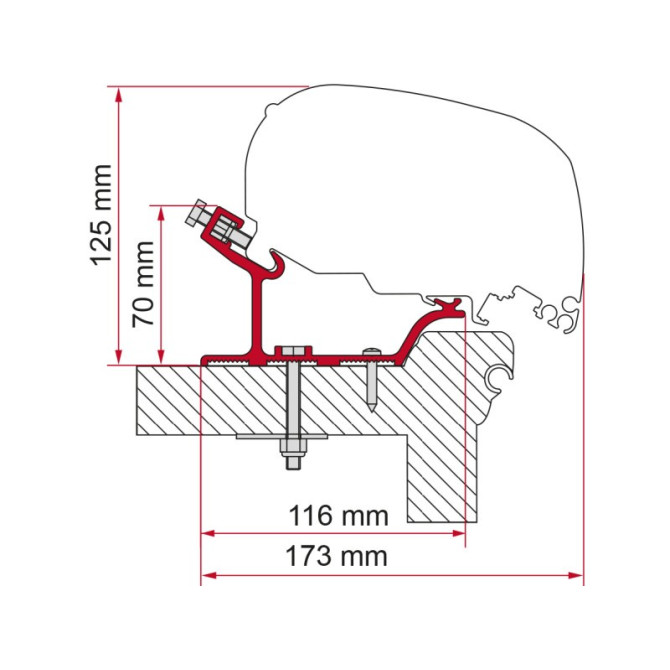 KIT ZA MONTAŽO FIAMMA HOBBY-ONTOUR-ADRIA ANDORA 98655-949