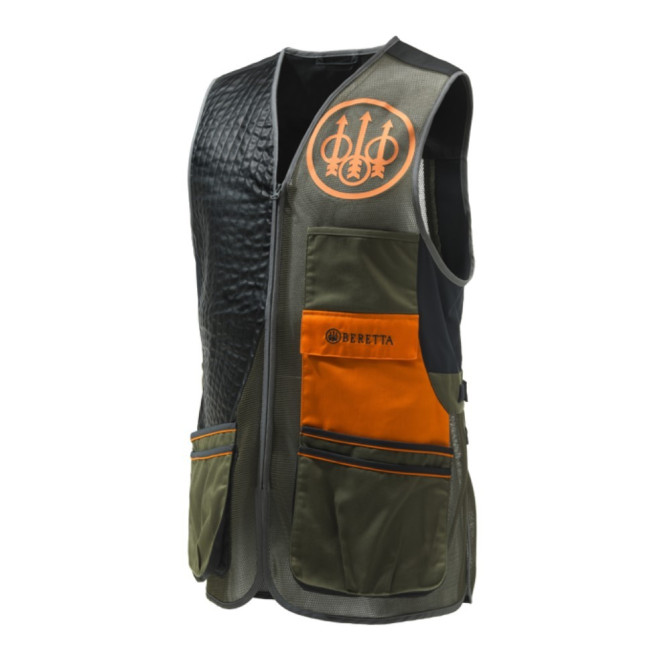 TELOVNIK BERETTA TRAP SPORTING EVO ŠT.M zelen/črn/oranžen GT911T155307MT