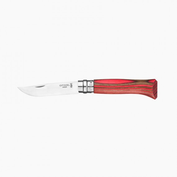 NOŽ OPINEL NÂ°8 LAMINATED les breze RDEČ