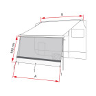 STRANICA FIAMMA PREDNJA ZA TENDO SUN VIEW XL 425 H 190 R 08184-07-