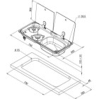 KUHALNIK + POMIVALNO KORITO 70547