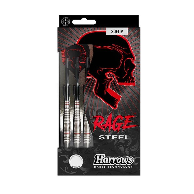 Pikado puščice Harrows Rage Steel