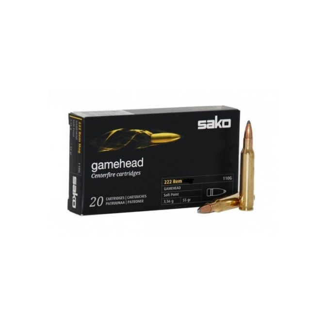 Naboj Sako 222 Rem Mag Gamehead 3,5g/55gr