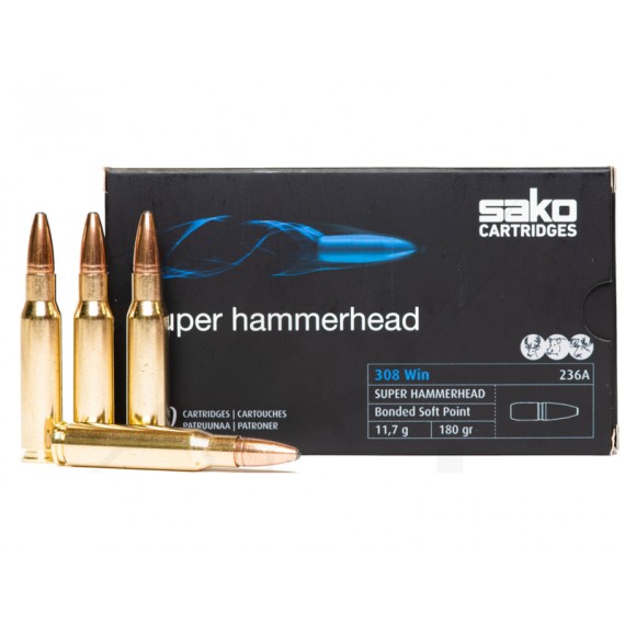 Naboj Sako 308 WIN Super Hammerhead 9,7g/150gr