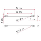 Nastavek Fiamma support bar 2kos