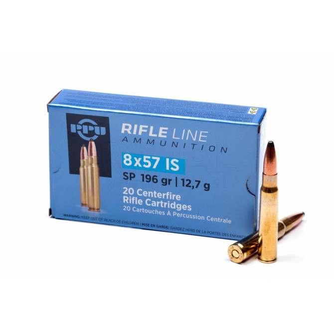 Naboj PPU 8X57JS SP 12,7g/196gr