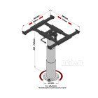 Noga za mizo - kovinska 355-735mm