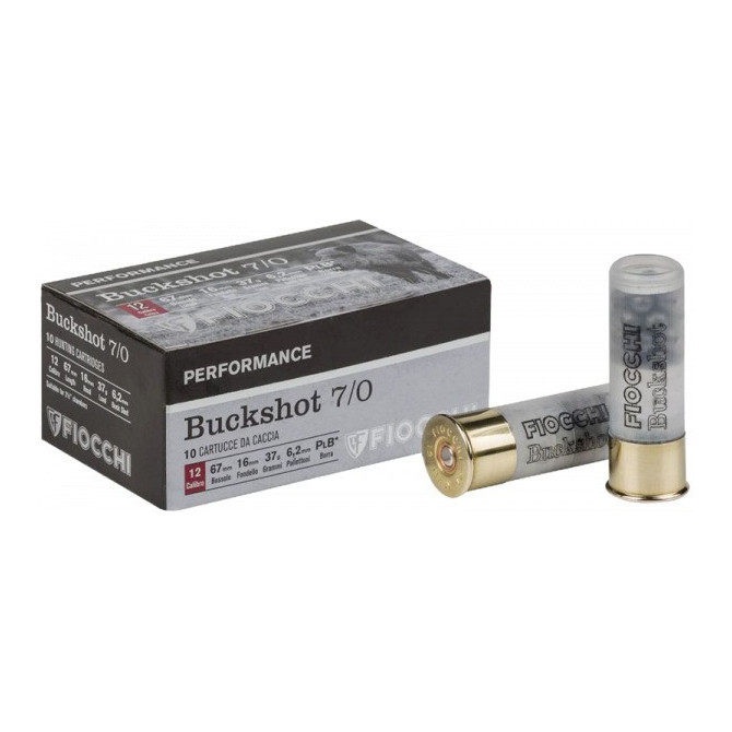 Naboj Fiocchi Buckshot k.12 št. 7/0-6,2mm