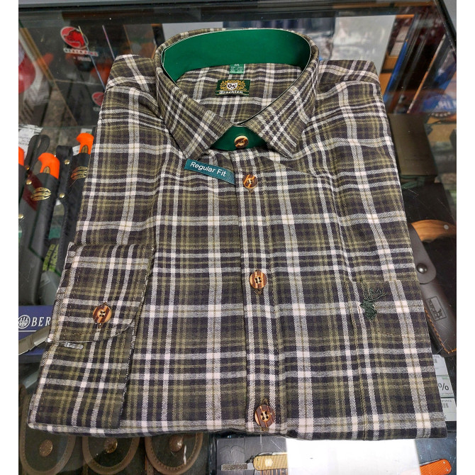 Srajca Orbis Flanela Karo Zelena 4046/55