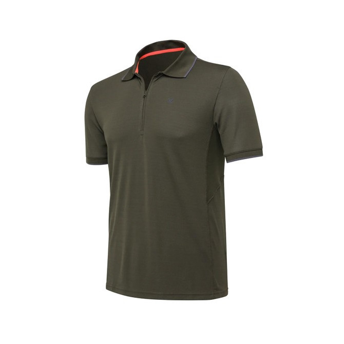 Majica Beretta T-shirt Ice Power Polo Green Mosss št.M