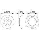 LUČ LED BELA 12/24V  83373