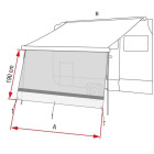 Prednja Stranica Fiamma za tendo Sun View XL