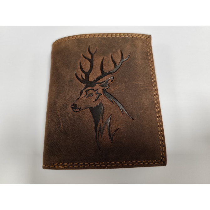 Denarnica mala jelen RJAVA