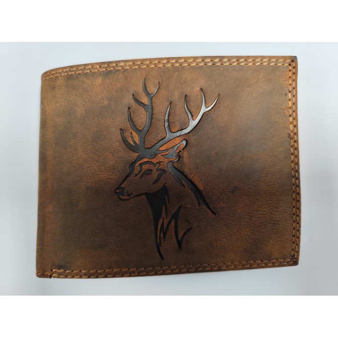 Denarnica moška jelen SVETLO RJAVA