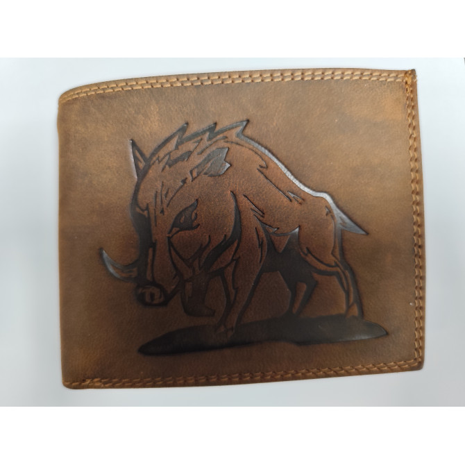 Denarnica moška d. prašič SVETLO RJAVA