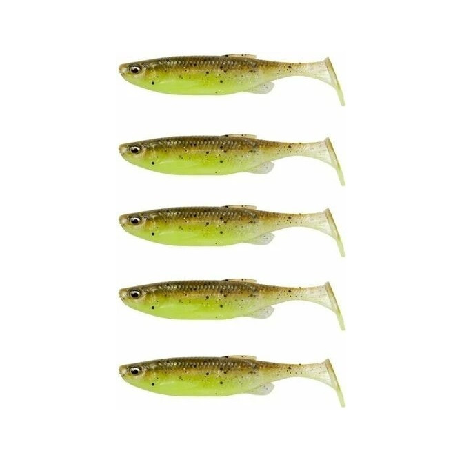 Vaba Savage Gear FAT MINNOW T-TAIL 10,5cm 11g Green Pearl Yellow