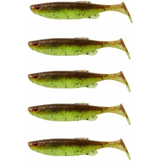 Vaba Savage Gear FAT MINNOW T-TAIL 10,5cm 11g Chartreuse Pumpkin