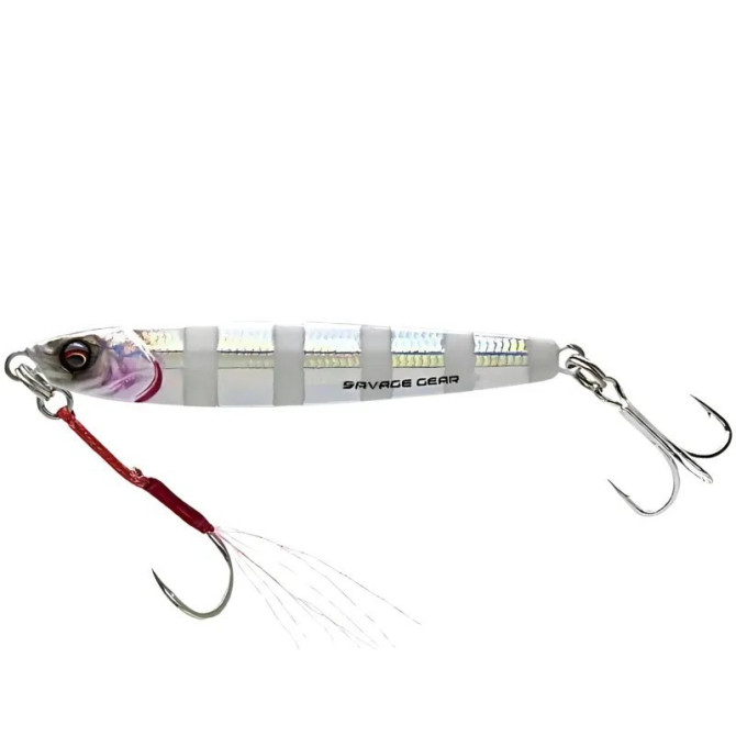 Vaba Savage Gear 3D JIG MINNOW 10g 5,9cm Zebra blue glow