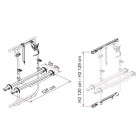 Prtljažnik za kolesa Fiamma CARRY BIKE DJ črn