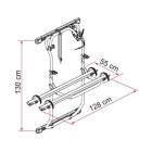 Prtljažnik za Kolesa Fiamma CARRY BIKE DJ Ducato komplet DEEP BLACK 02096A26A