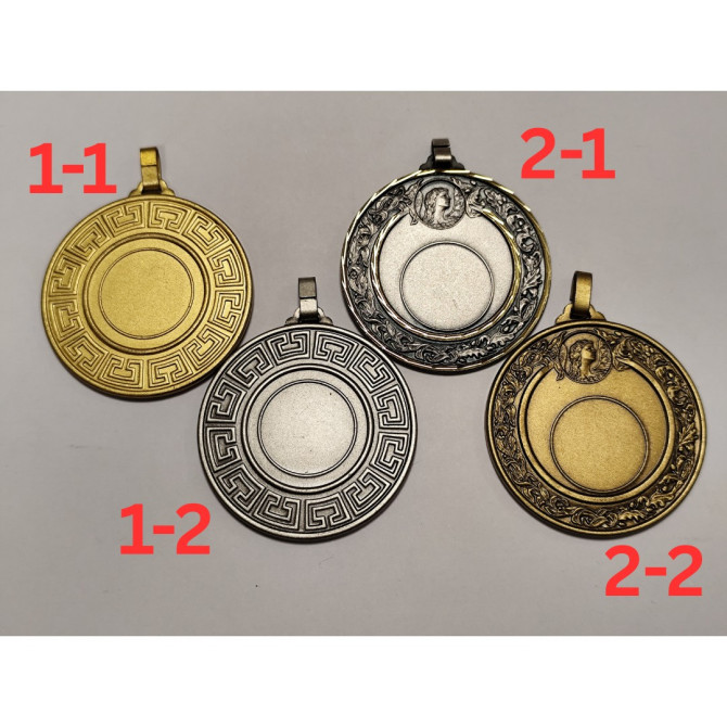 Medelja srednja FI Ø60mm ZLATA-SREBRNA