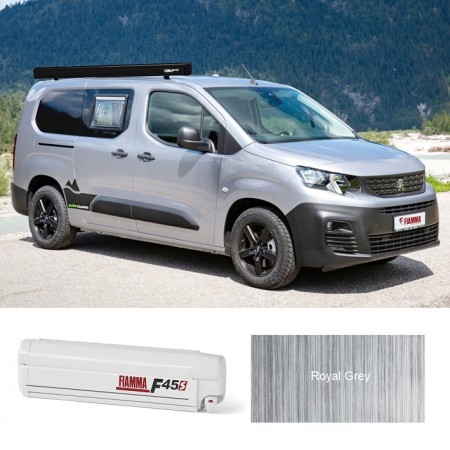 Tenda Fiamma F45S 260 Royal Grey odpiranje na L strani