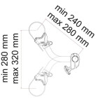 Nastavek za kolesa Fiamma Bike Block PRO S2 DEEP BLACK