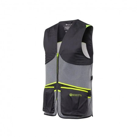 Telovnik Beretta full mesh vest ebony/ice grey