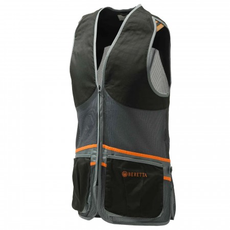 Telovnik Beretta full mesh TRAP črno siv