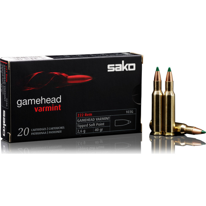 Naboj Sako 223 Rem Gamehead Varmint 3,2/50