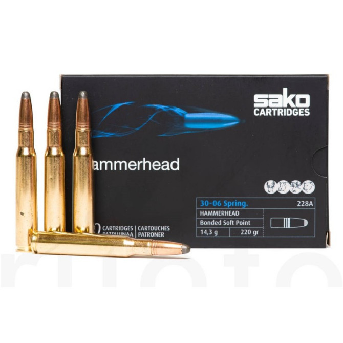 Naboj Sako 30-06 SPRG Hammerhead 14,3/220