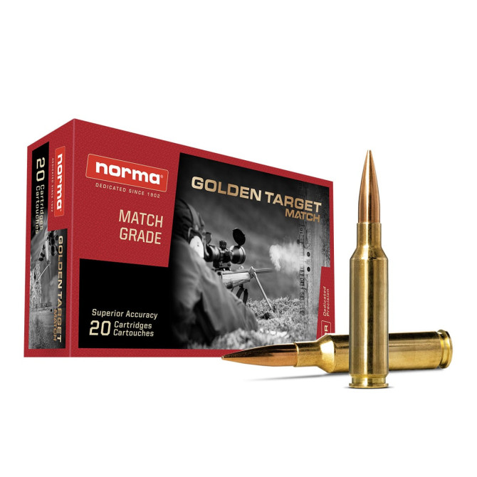 Naboj Norma 6,5 CREEDMOOR 130gr FJPBT Golden Target