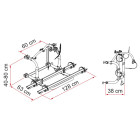 Prtljažnik za kolesa Carry Bike PRO C N črn