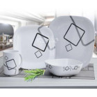 POSODE KOMPLET CUNEA 16-delni IZ MELAMINA