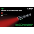 SVETILKA NEXTORCH P5R 800/200 DUAL LED bela/rdeča P5R