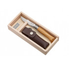 NOŽ OPINEL V LESENI ŠKATLI (oljka) 