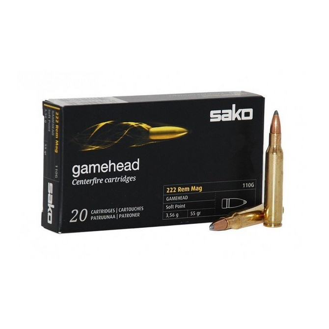 NABOJ SAKO 243 WIN SP 112E Gamehead 5,8/90 P615012E