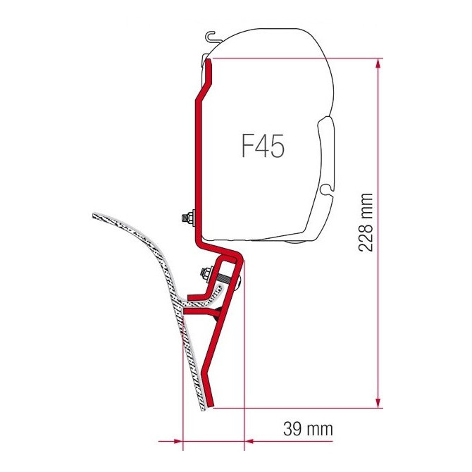 Kit za montažo Fiamma za VW T3