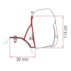 Kit za montažo Fiamma za Renault Master, Opel Vivaro, ...