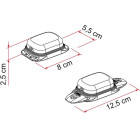 Luč Fiamma LED Solar