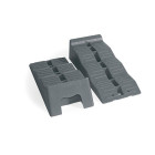 Cokli podložni Level Up sivi Fiamma