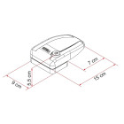 Ključavnica Safe Door Frame bela Fiamma NOVO