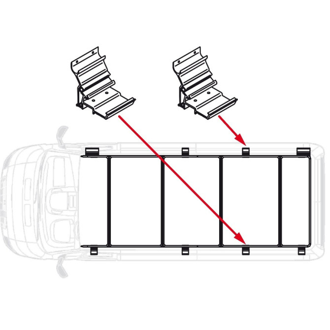 Prtljažnik strešni Za Ducato Extra Fiamma
