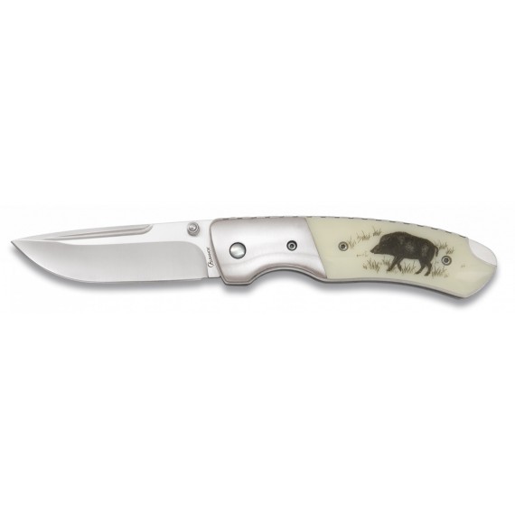 NOŽ ALBAINOX DELUXE divji prašič 8cm 19468