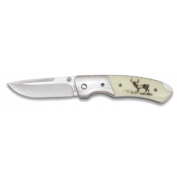 NOŽ ALBAINOX DELUXE jelen 8cm 19469