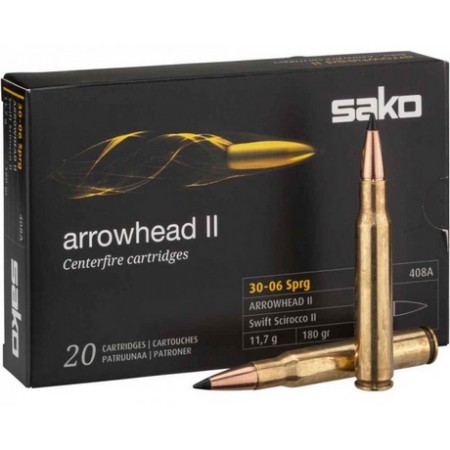 NABOJ SAKO 30-06 SPRG SP 408A Arrowhead II 11,7/180 P631408A