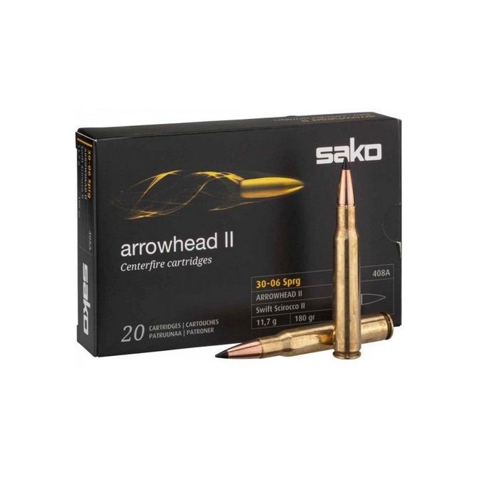 NABOJ SAKO 30-06 SPRG SP 408A Arrowhead II 11,7/180 P631408A
